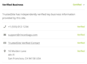 Verified Business