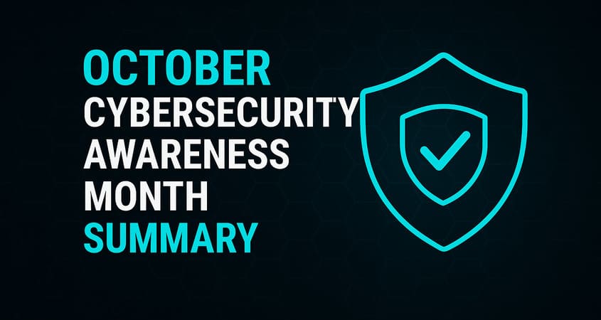 Cybersecurity Month - Summary